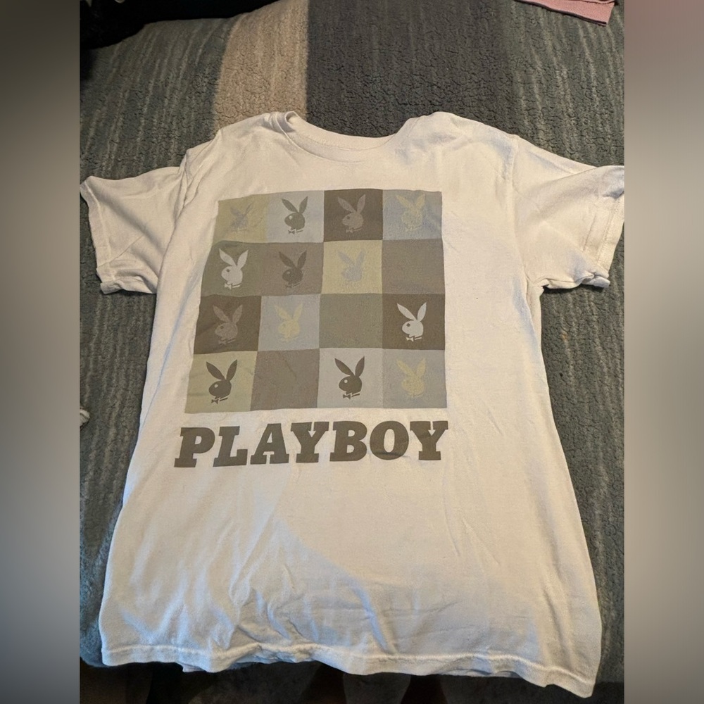 Playboy white tee